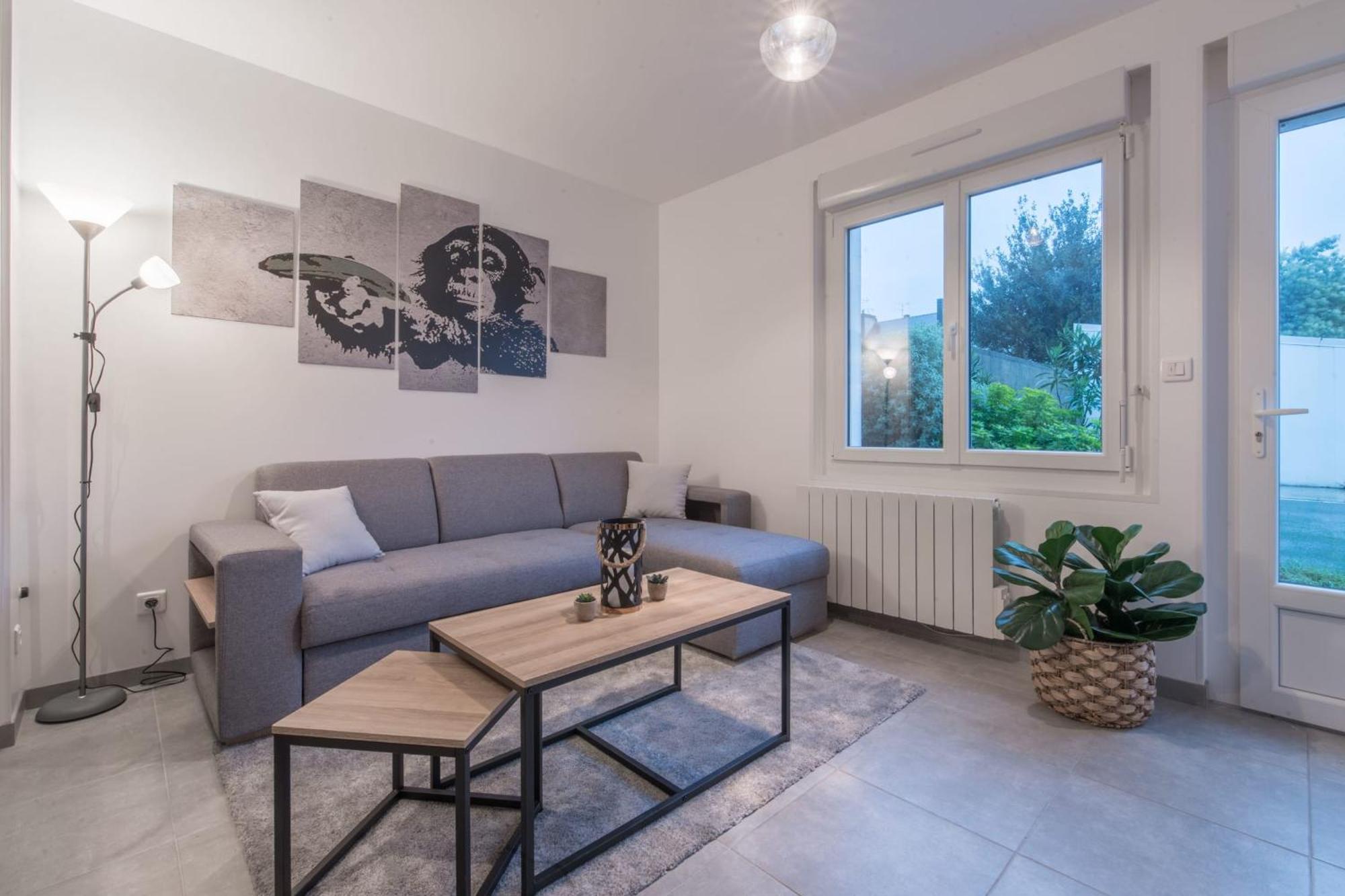 L'Urbain - 600M Gare - Parking Apartment Saint-Nazaire  Bagian luar foto